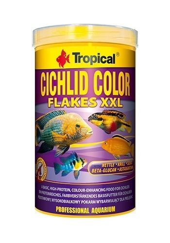 Tropical Cichlid color flagefoder 1000 ml.